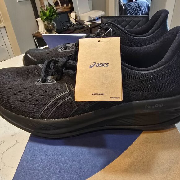 Asics Mens Gel-Cumulus 26 Running Shoes US 13 10118792-003 Black / Black NEW - Picture 2 of 10